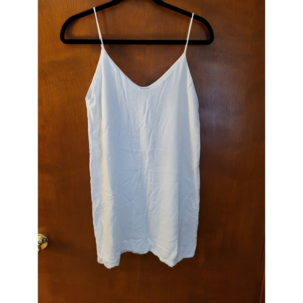 Michael Lauren Chance Spaghetti Tank Dress - Size XS - White -Bodycon